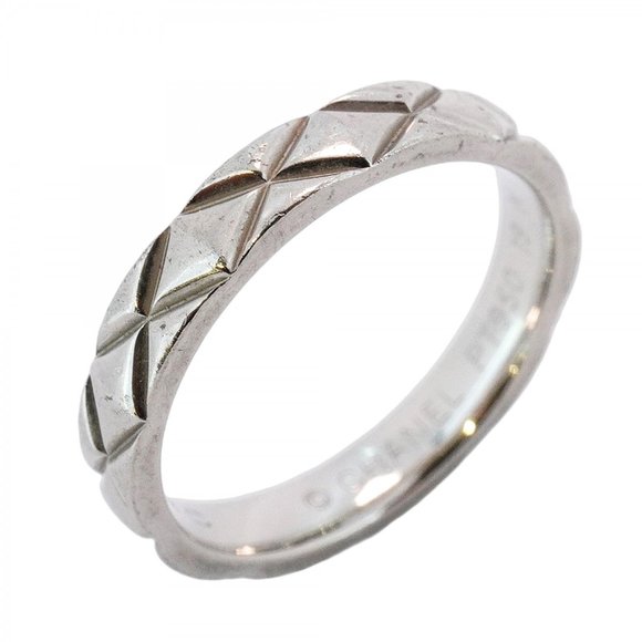 CHANEL Platinum Ring #52 - Picture 1 of 9